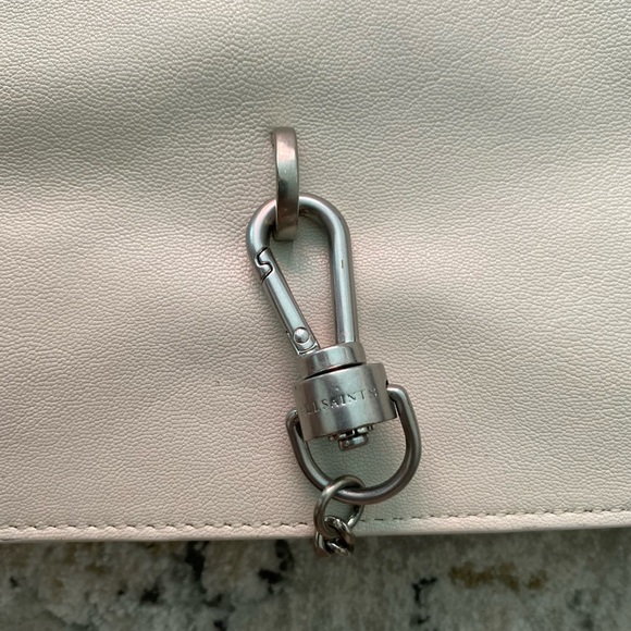 All Saints Leather Shoulder Bag (white) - Picture 3 of 7